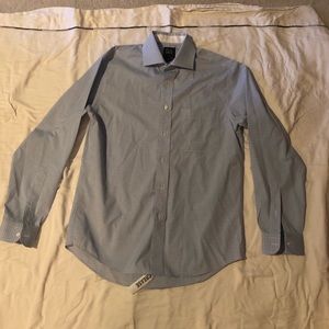 Jos A Banks Plaid Dress Shirt